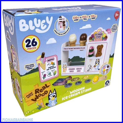 Bluey ice cream stand - bluey,
