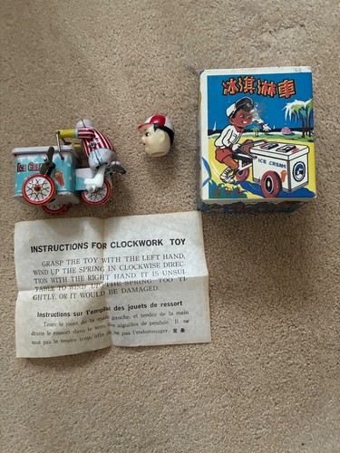 Chinese tin toy ice cream - tin,