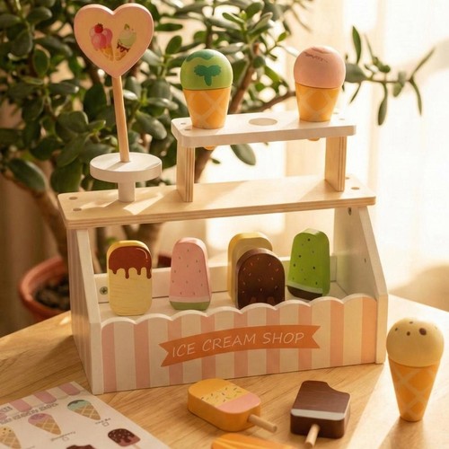 Wooden ice cream - wooden,