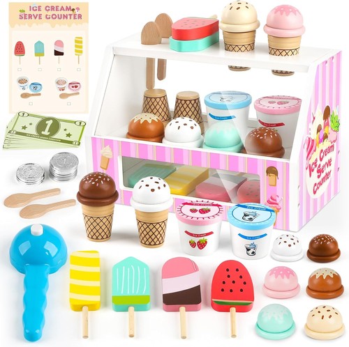 Dreamon wooden ice cream - cream, set