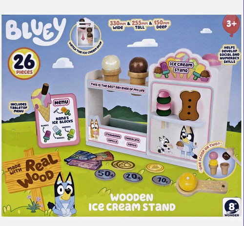 Bluey ice cream stand - ice,