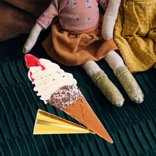 Fake ice cream - fake,