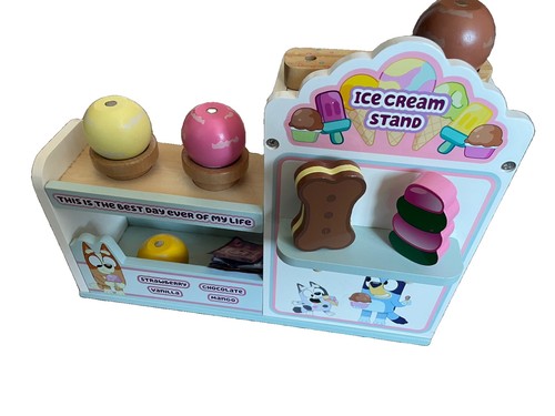 Bluey wooden ice cream - stand,