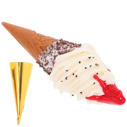 Lifelike ice cream - ice, simulated