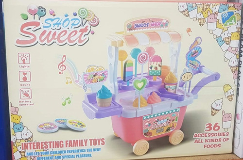Kids pretend play sweet - sweet, shop