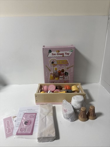 Hersity wooden ice cream - wooden,