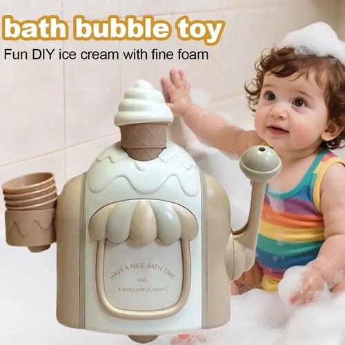 Ice cream bubble machine child - cream,