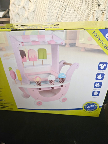 Wooden push along pretend play - wooden,