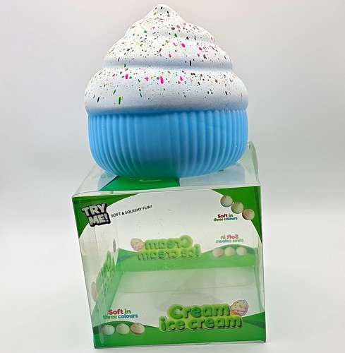 Jumbo blue ice - ice, cupcake