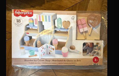 Fisher price wooden - fisher-price, cream