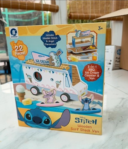 Disney stitch wooden surf - disney,