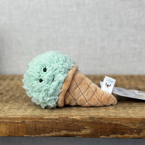 Jellycat mint ice cream - jellycat, cream-