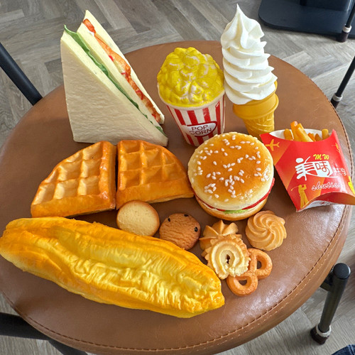 Play food set burger - play, fries
