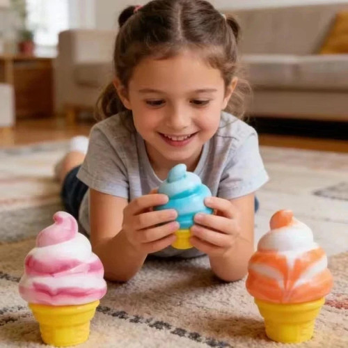 Needoh nice cream - cone, ice