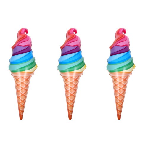 3pcs multi color inflatable - 3pcs,