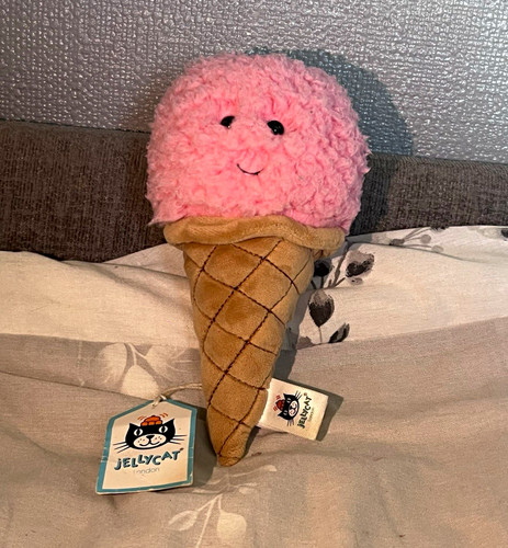 Jellycat strawberry ice - jellycat, cream
