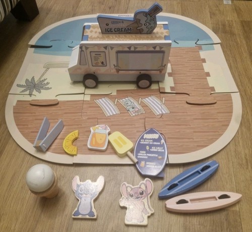 Disney stitch wooden - stitch, surf
