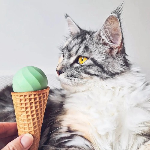 Cheerble ice cream - cream, ball