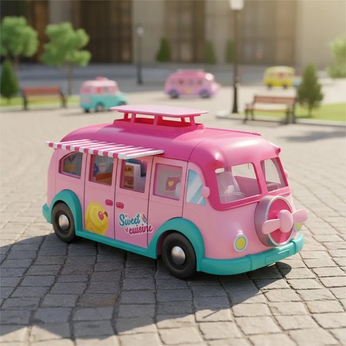 Ice cream truck playset with - ice,