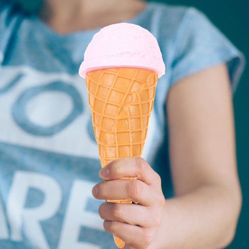 Simulation ice cream - simulation, pvc