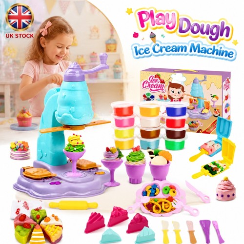Ice cream play dough set - cream,