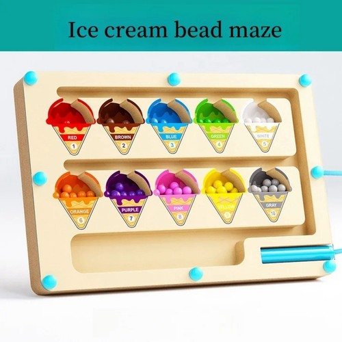 Magnetic maze montessori - magnetic,