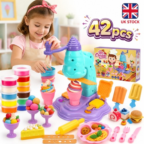 42pcs ice cream play color - cream,