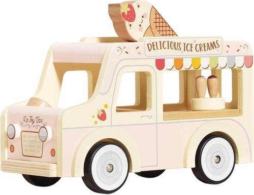 Toy van wooden ice - van,
