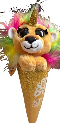 Unicorn ice cream cone plush - unicorn,