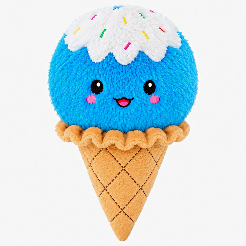 Ice cream cone plush - ice, soft