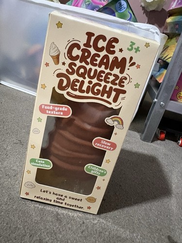 Ice cream foam slow recovery - slow,
