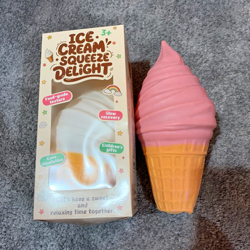 Slow rising foam ice cream - rising,